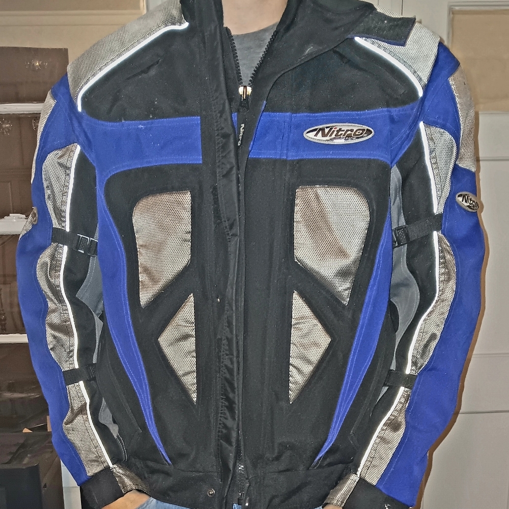 Nitro Euro sport bike motorcycle jacket. LIKE NEW, EXCELLENT CONDITION!!